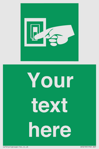 Custom Light Switch Sign